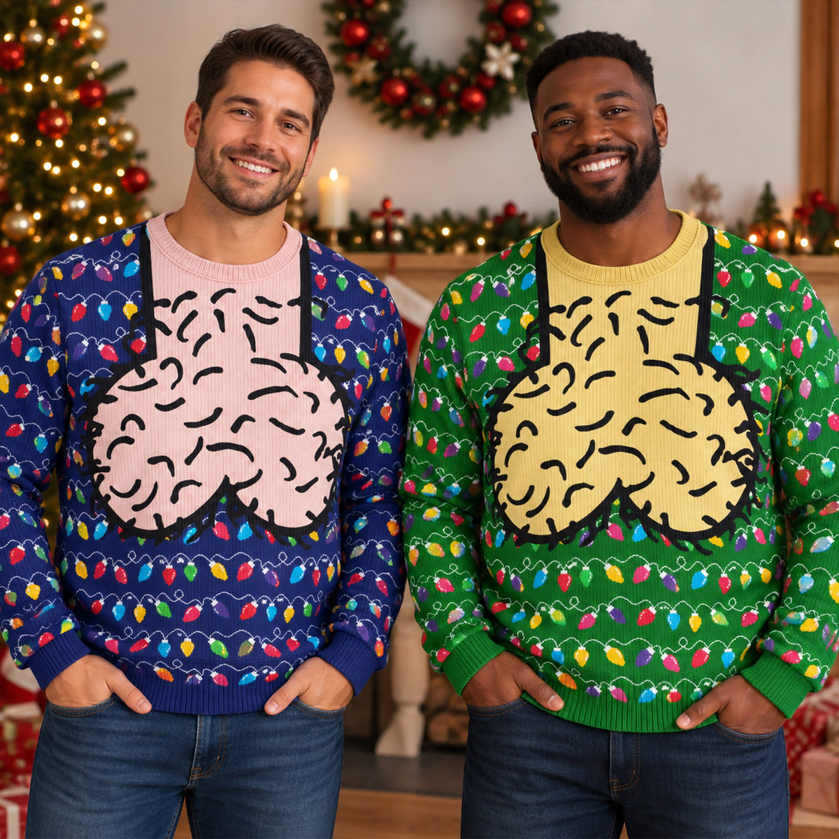 Cockmas Funny Christmas Dicky Meme Ugly Sweater Party For Men, Boss, Coworker - Personalized Sweater