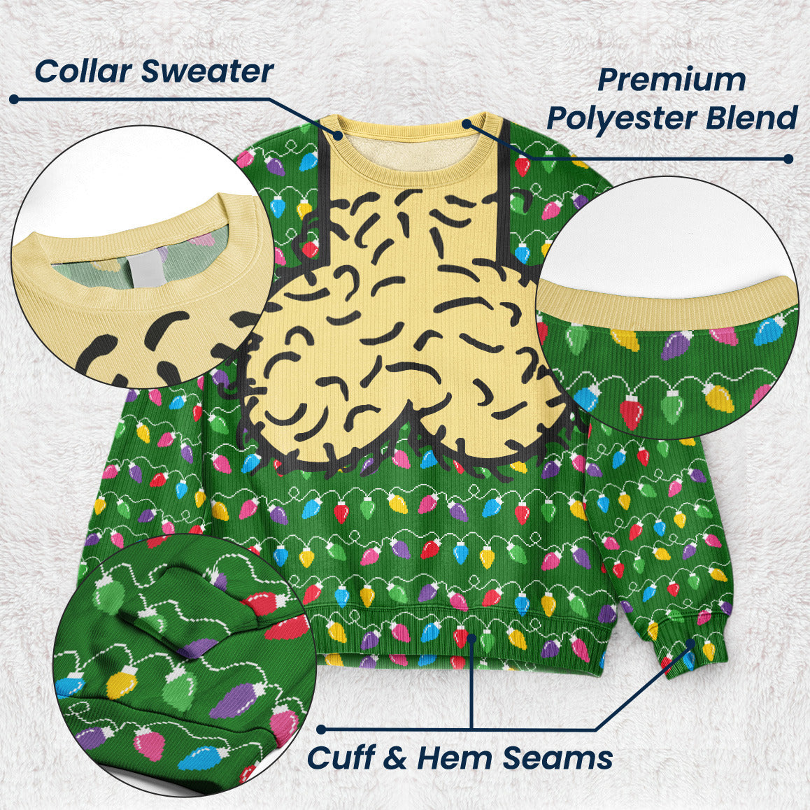 Cockmas Funny Christmas Dicky Meme Ugly Sweater Party For Men, Boss, Coworker - Personalized Sweater