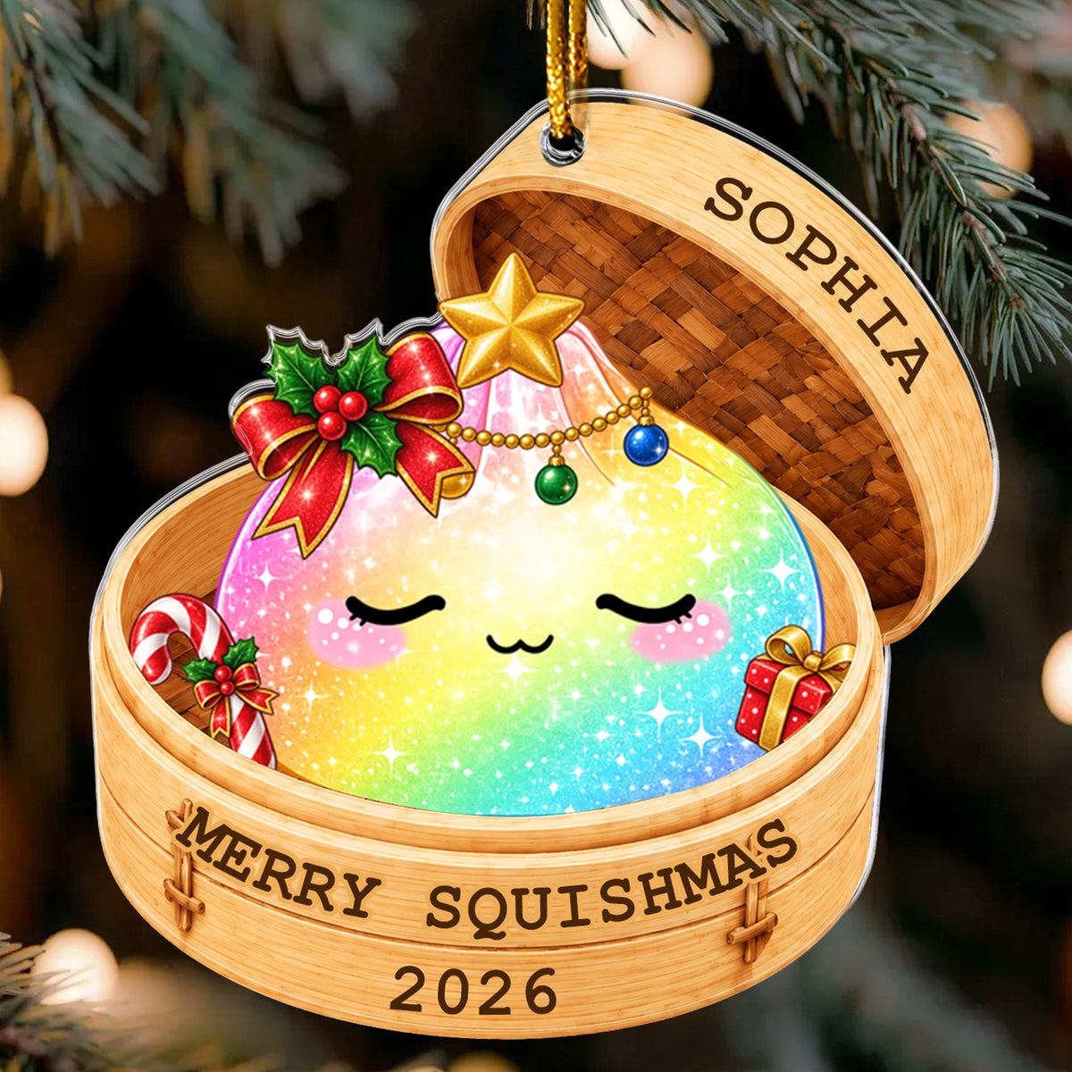 Cue_Dumplings_New_Version_Merry_Squishmas_Personalized_Ornament_1