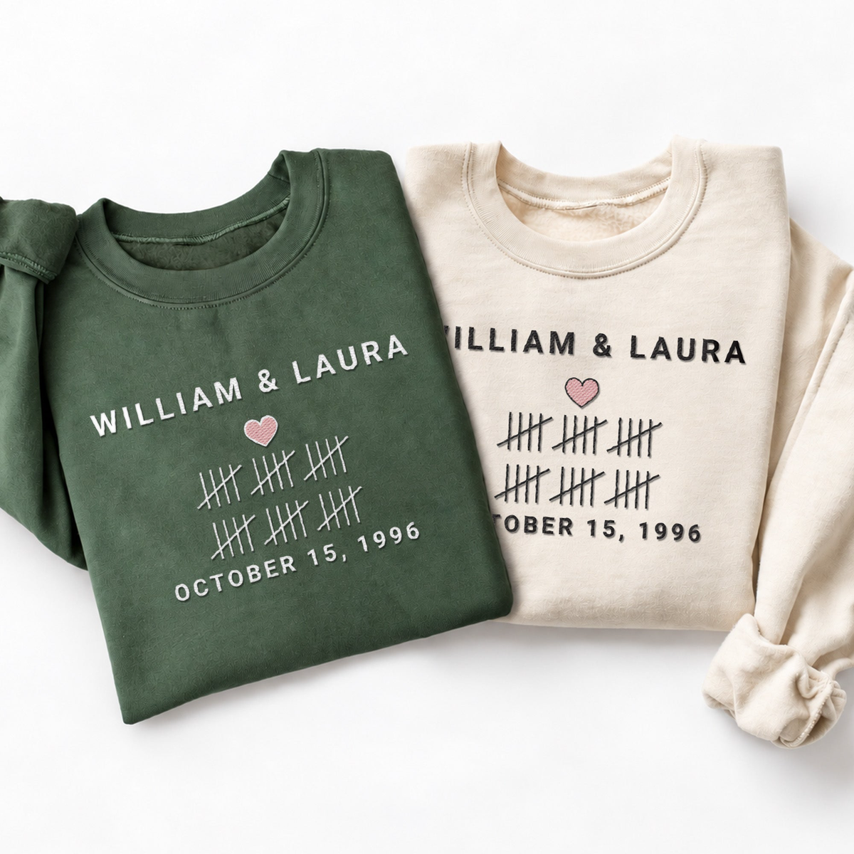 Custom Anniversary Wedding Gifts For Couple - Personalized Sweatshirt