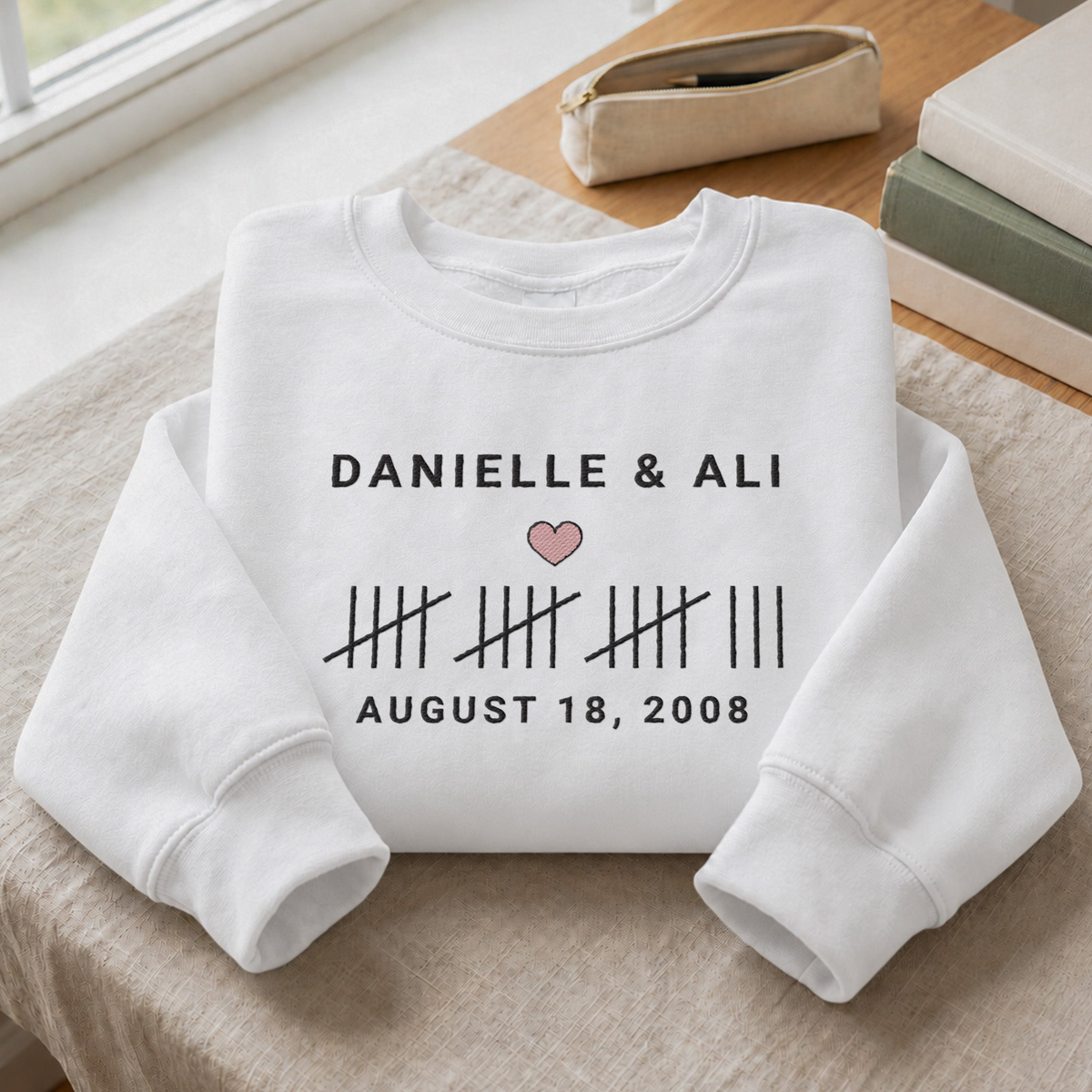 Custom Anniversary Wedding Gifts For Couple - Personalized Sweatshirt