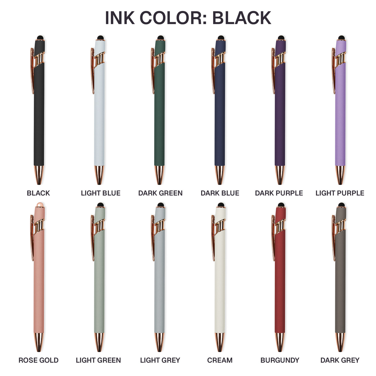 Custom Birth Flower & Name For Her, Daughter, Coworkers, Teacher - Personalized Pens