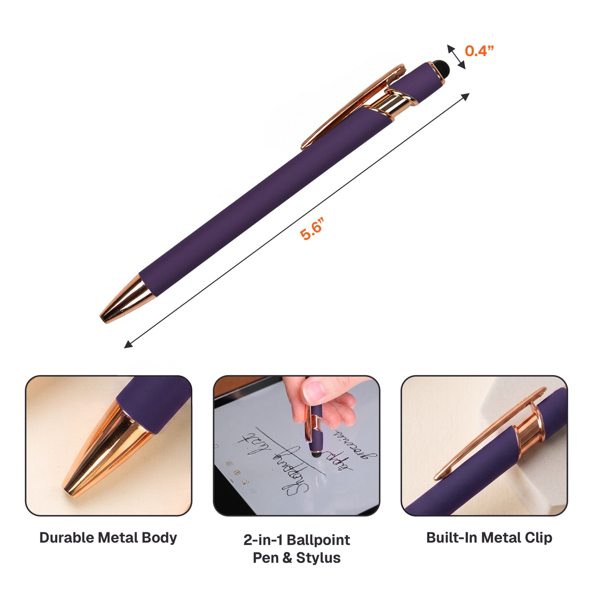 Custom Birth Flower & Name For Her, Daughter, Coworkers, Teacher - Personalized Pens