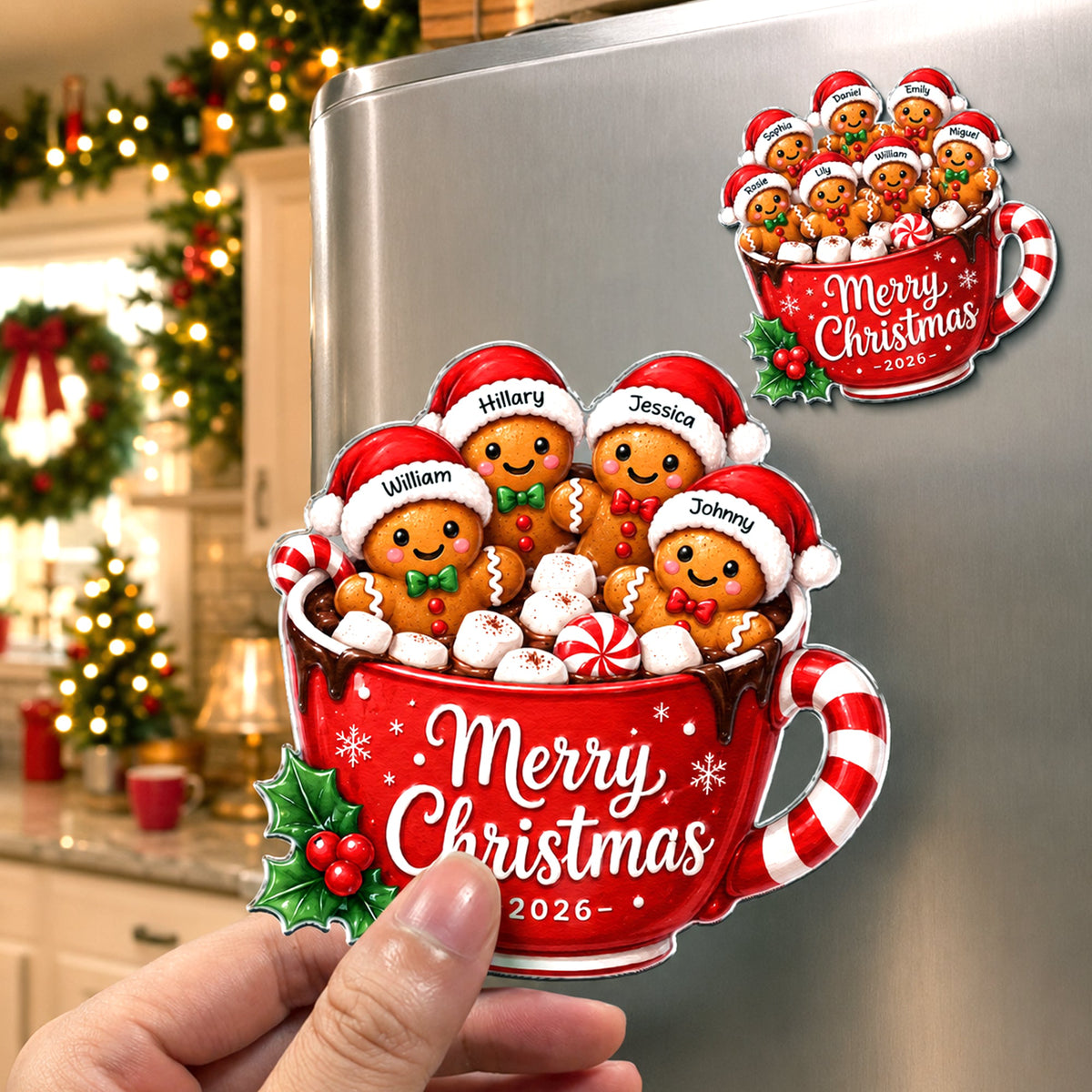 Custom_Family_Names_Family_Xmas_Gingerbread_Personalized_Magnet_1
