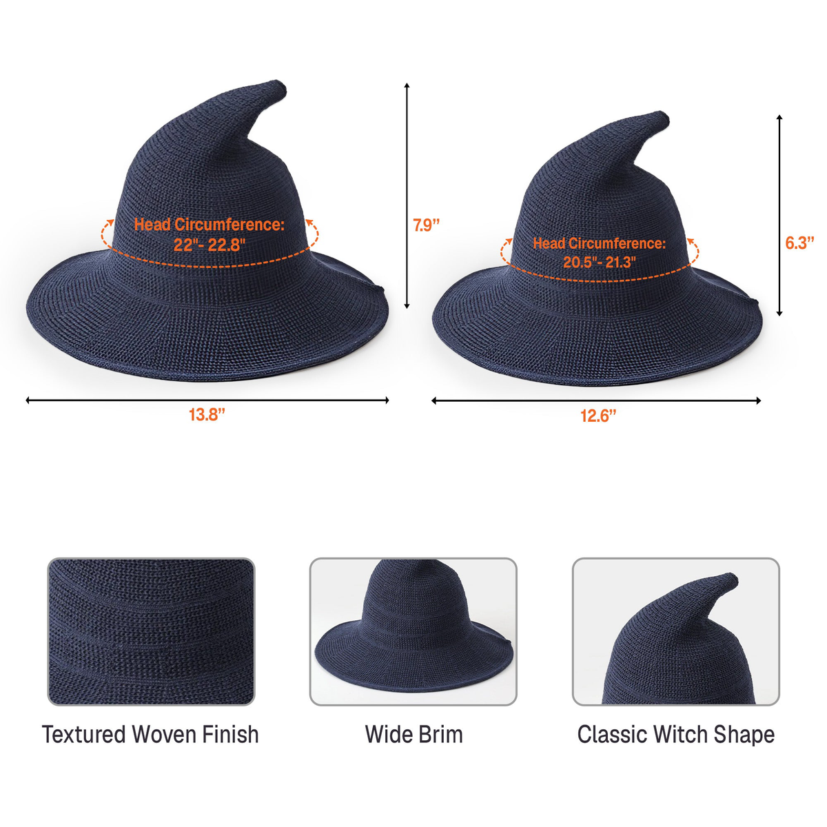 Custom Name Cute Dumplings, Gift For Trick Or Treaters - Personalized Witch Hat