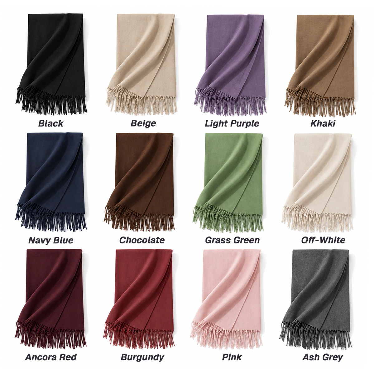 Custom Name Embroidered Gifts For Her, Him, BFF, Sisters, Daughters - Personalized Embroidered Scarf