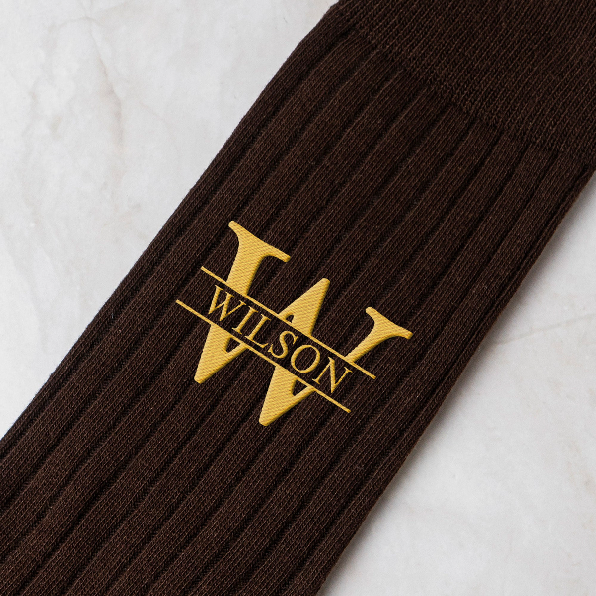 Dad The Man The Myth The Legend Embroidered Custom Name Socks - Personalized Socks