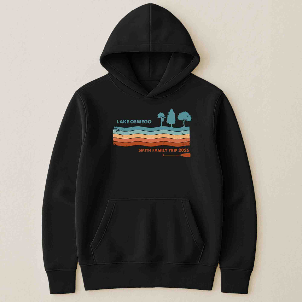 Family Lake Trip Retro, Family Matching Camping - Personalized Shirt