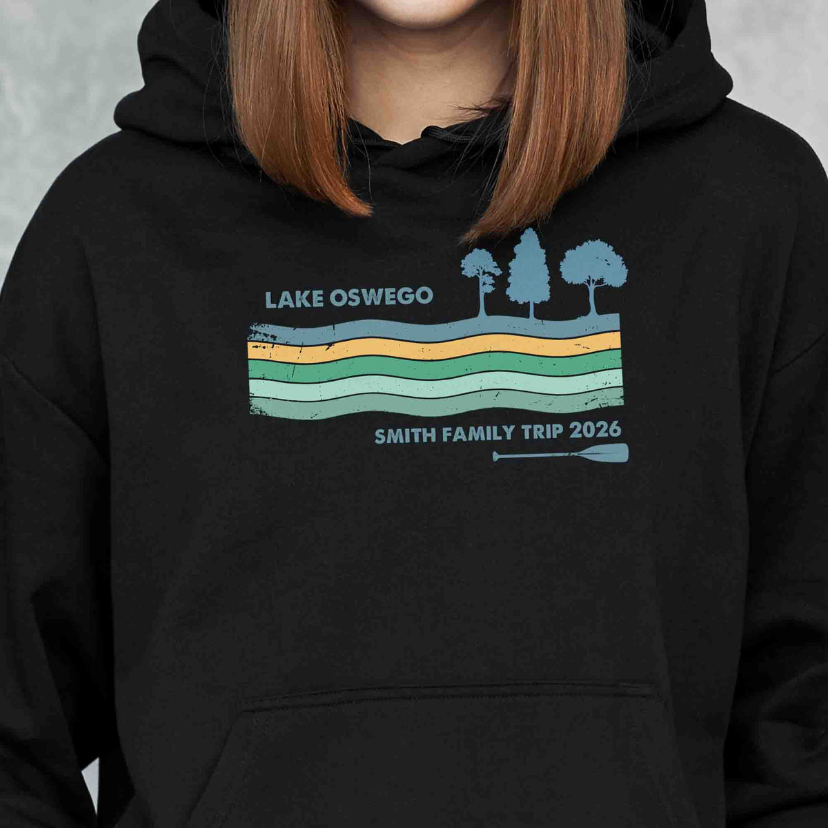 Family Lake Trip Retro, Family Matching Camping - Personalized Shirt