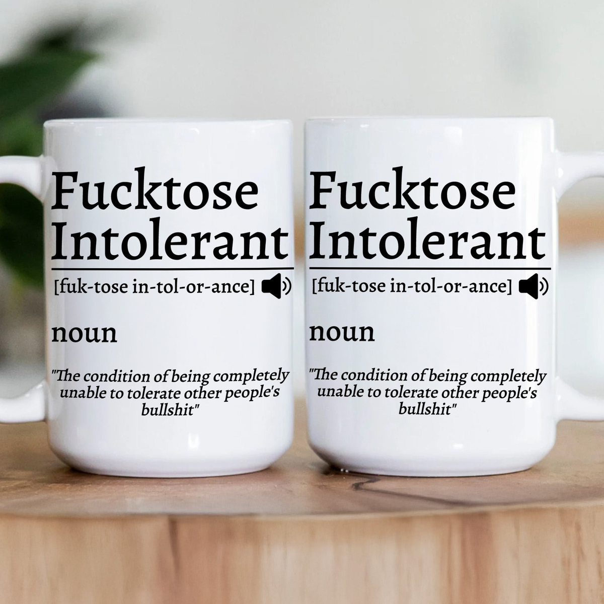 F*cktose Intolerant Funny Mug Fun Gift For Coworkers