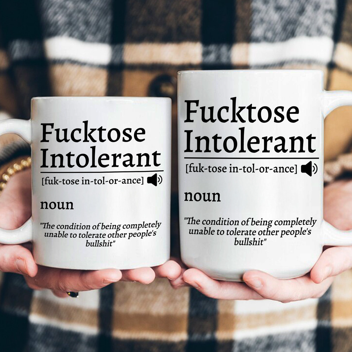 F*cktose Intolerant Funny Mug Fun Gift For Coworkers