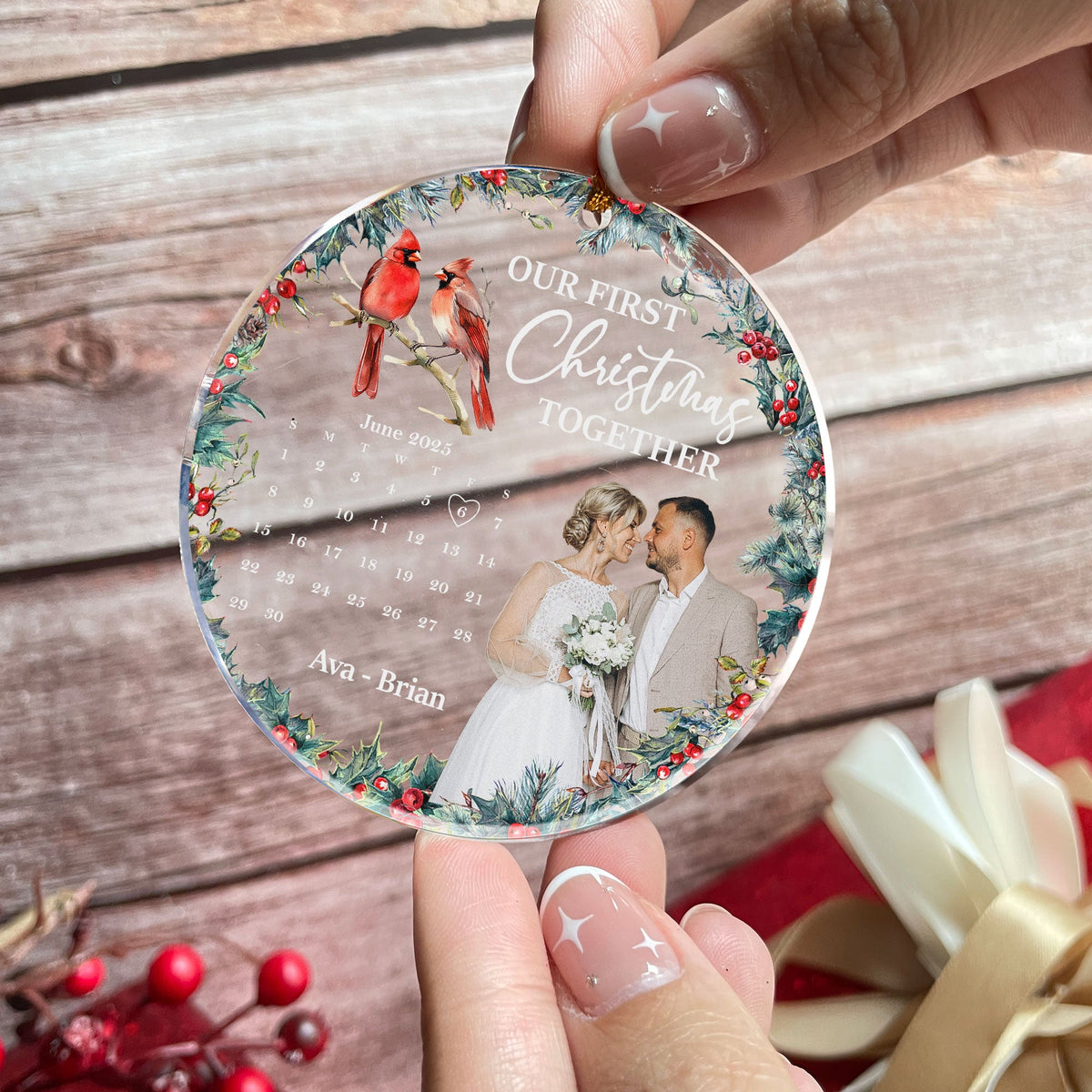 First_Christmas_Together_Couple_Ornament_New_Version_-_Personalized_Acrylic_Photo_Ornament-2
