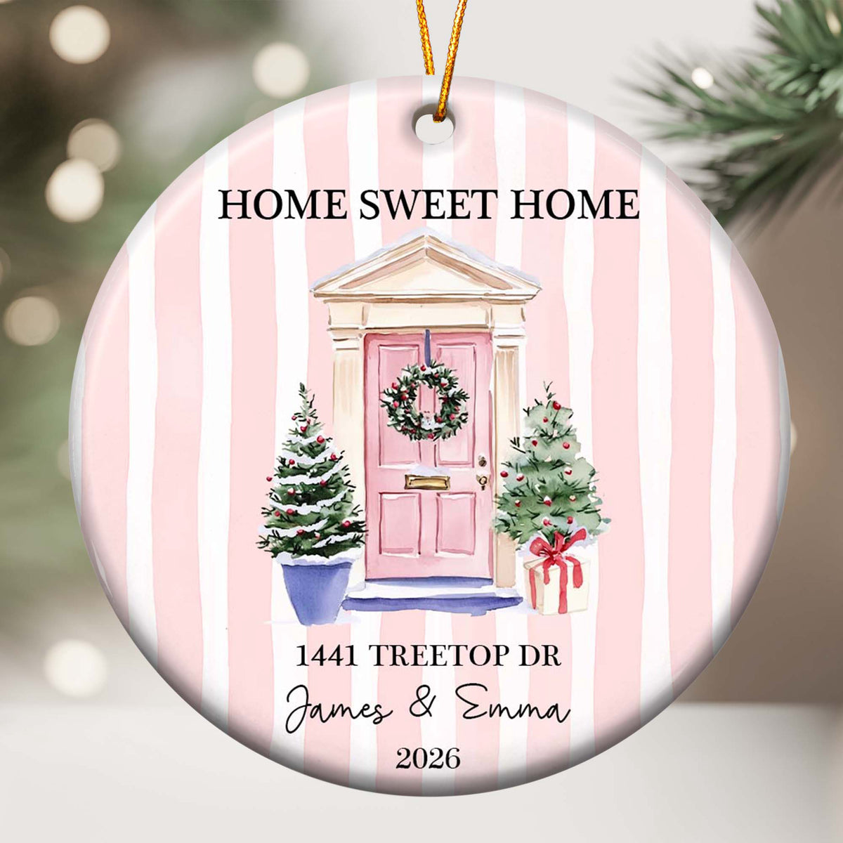 First Christmas Together In New Home Christmas 2026 - Personalized Ornament