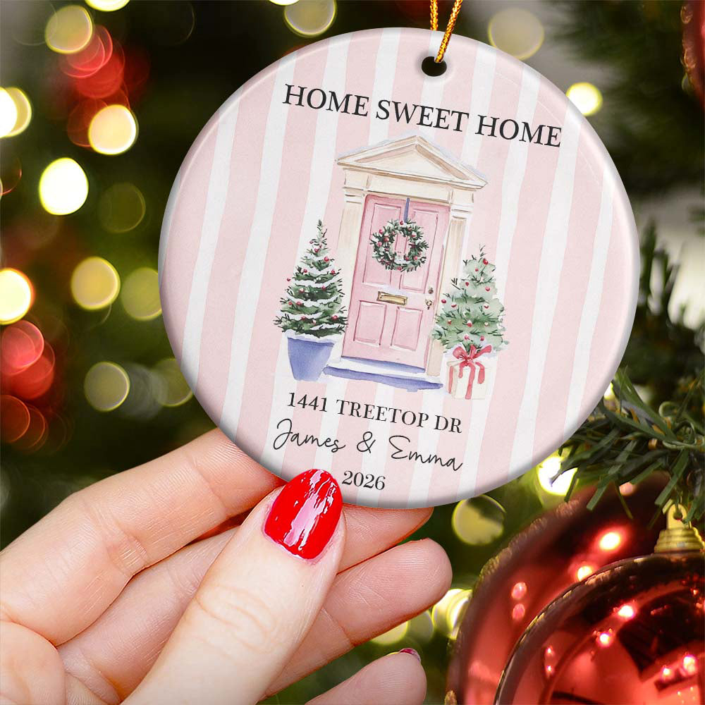 First Christmas Together In New Home Christmas 2026 - Personalized Ornament