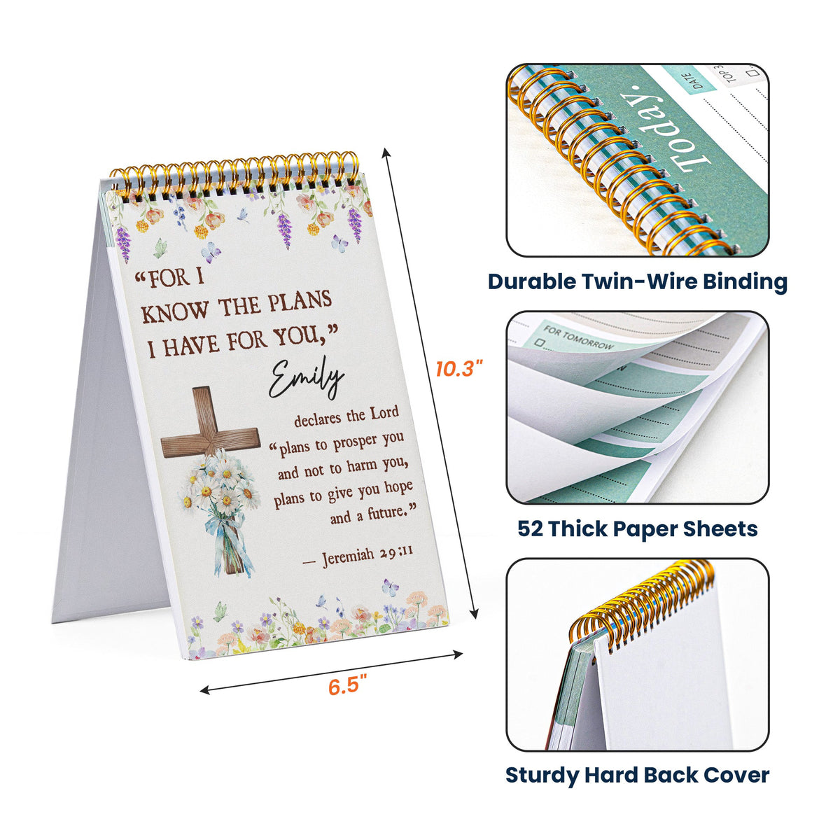 For I Know The Plans I Have For You - Custom Planner