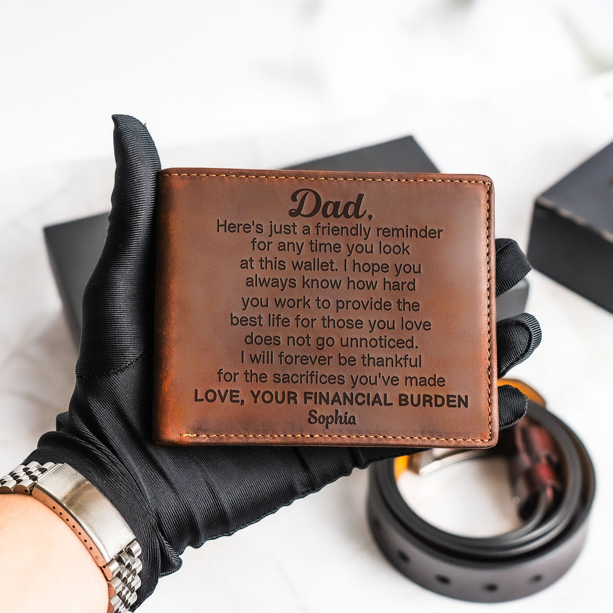 Forget Father's Day - Father's Day Leather Gift Box Set