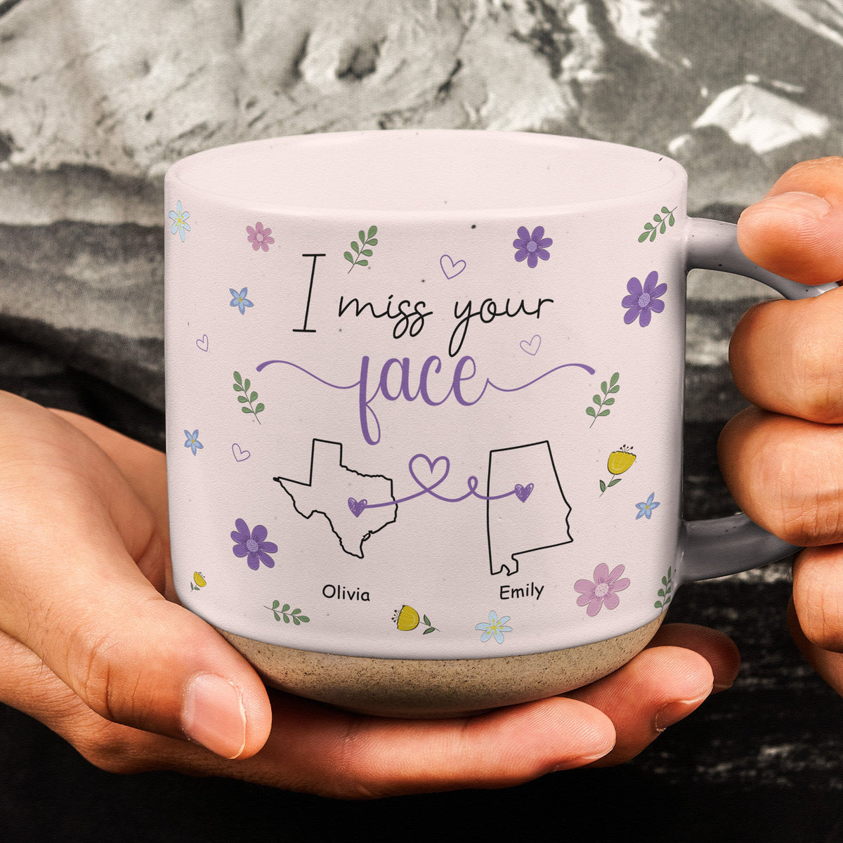 Friendship Gifts For BFF, Sisters I Wish We Lived Closer - Personalized Mug