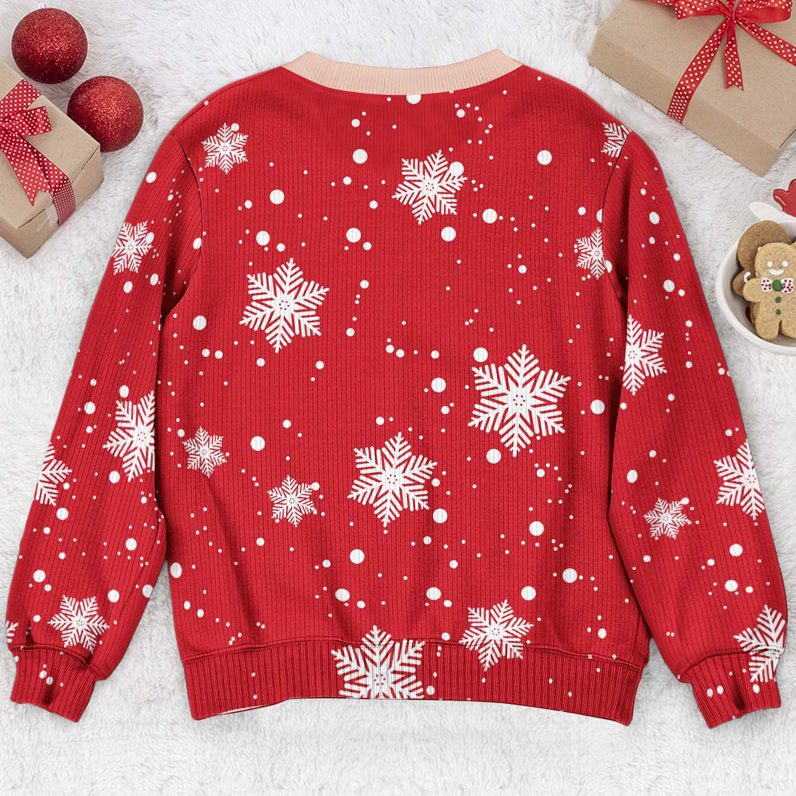 Funny Ugly Sweater Party - For Coworker, Her, Besties, Wife - Personalized Sweater