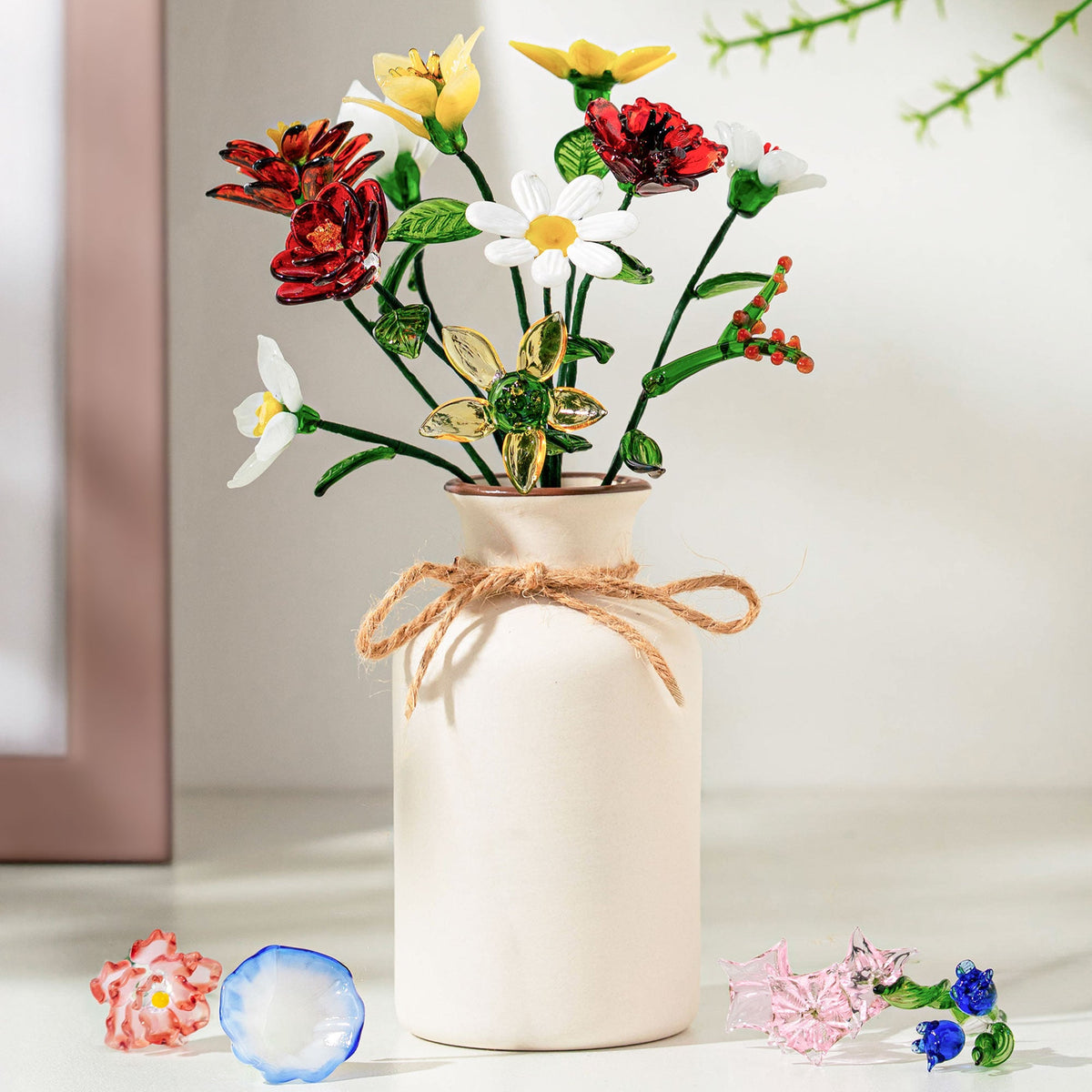 Personalized Glass Birth Month Flowers