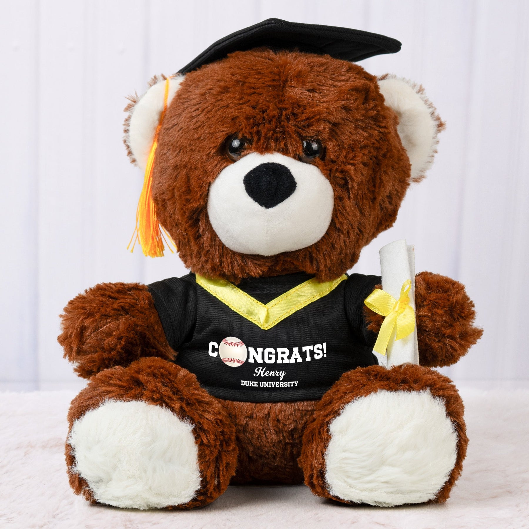 Graduation Gift For Sport Son - Personalized Graduation Teddy Bear