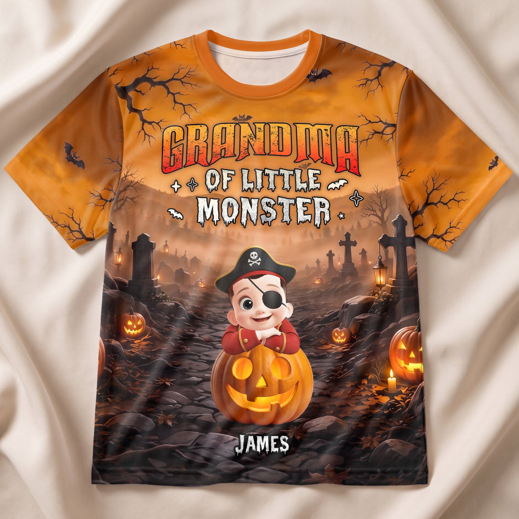 Grandma Little Monsters - Personalized Shirt