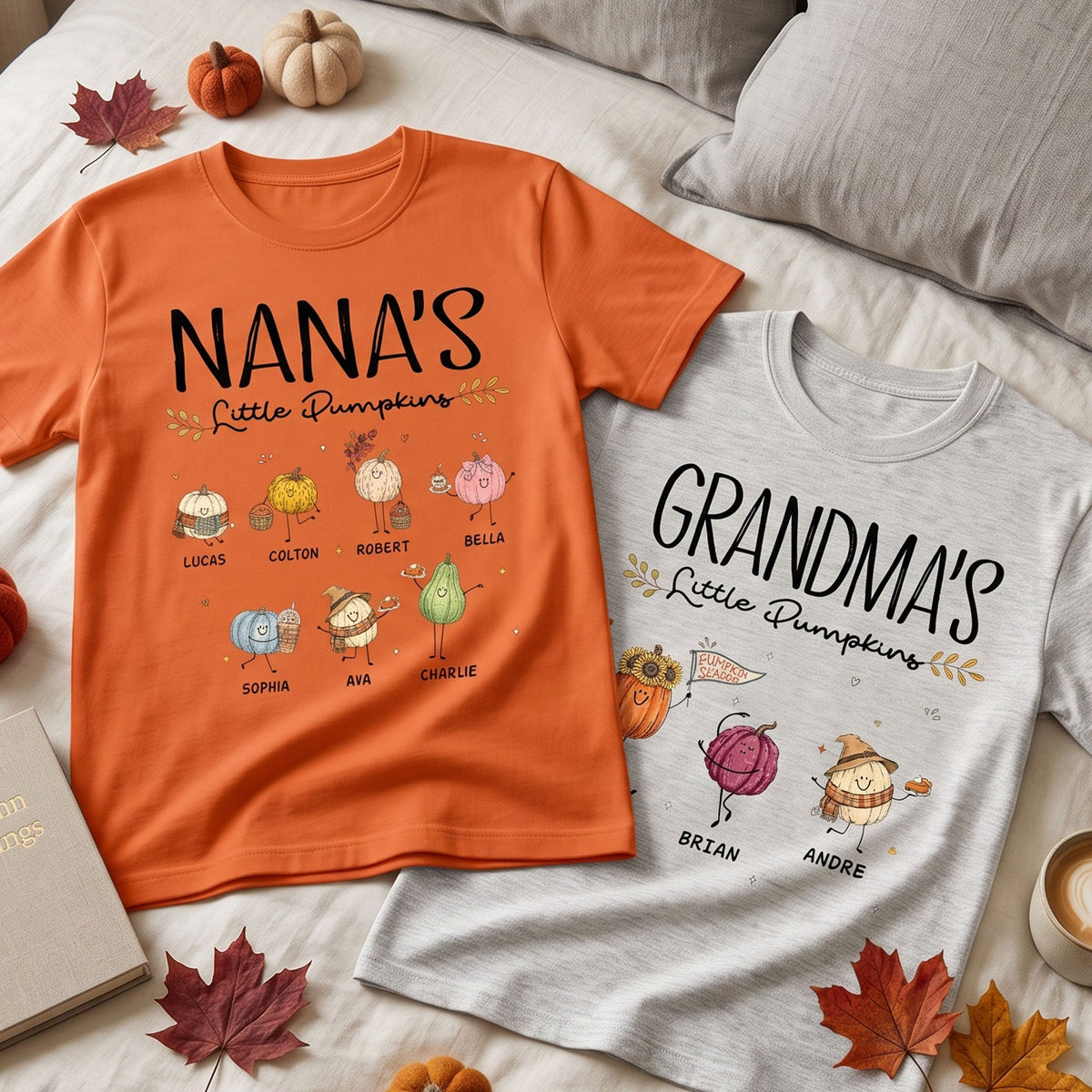Grandma's Little Pumpkins - Personalized Shirt