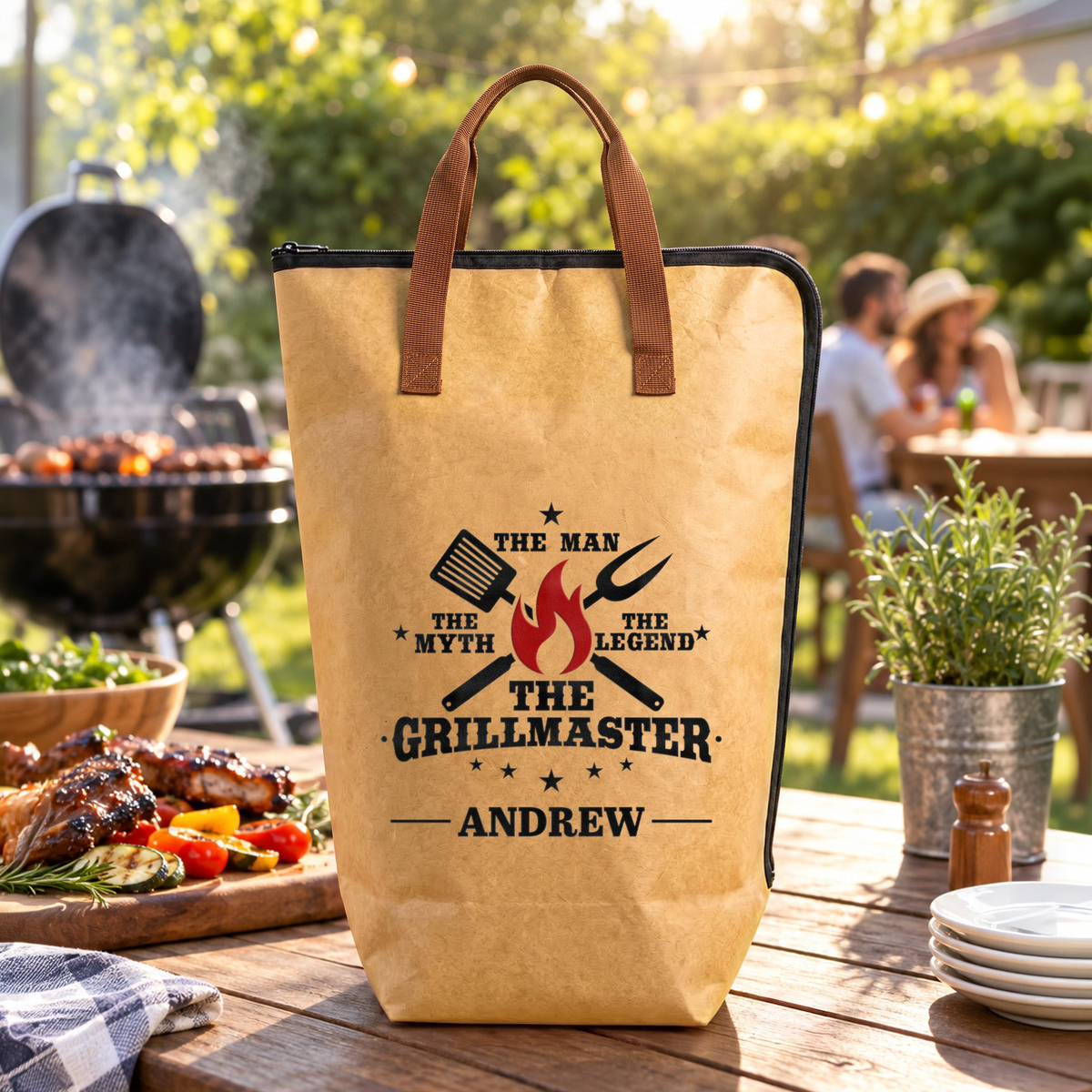 Grill Master, King Of The Bbq - Personalized BBQ Blanket