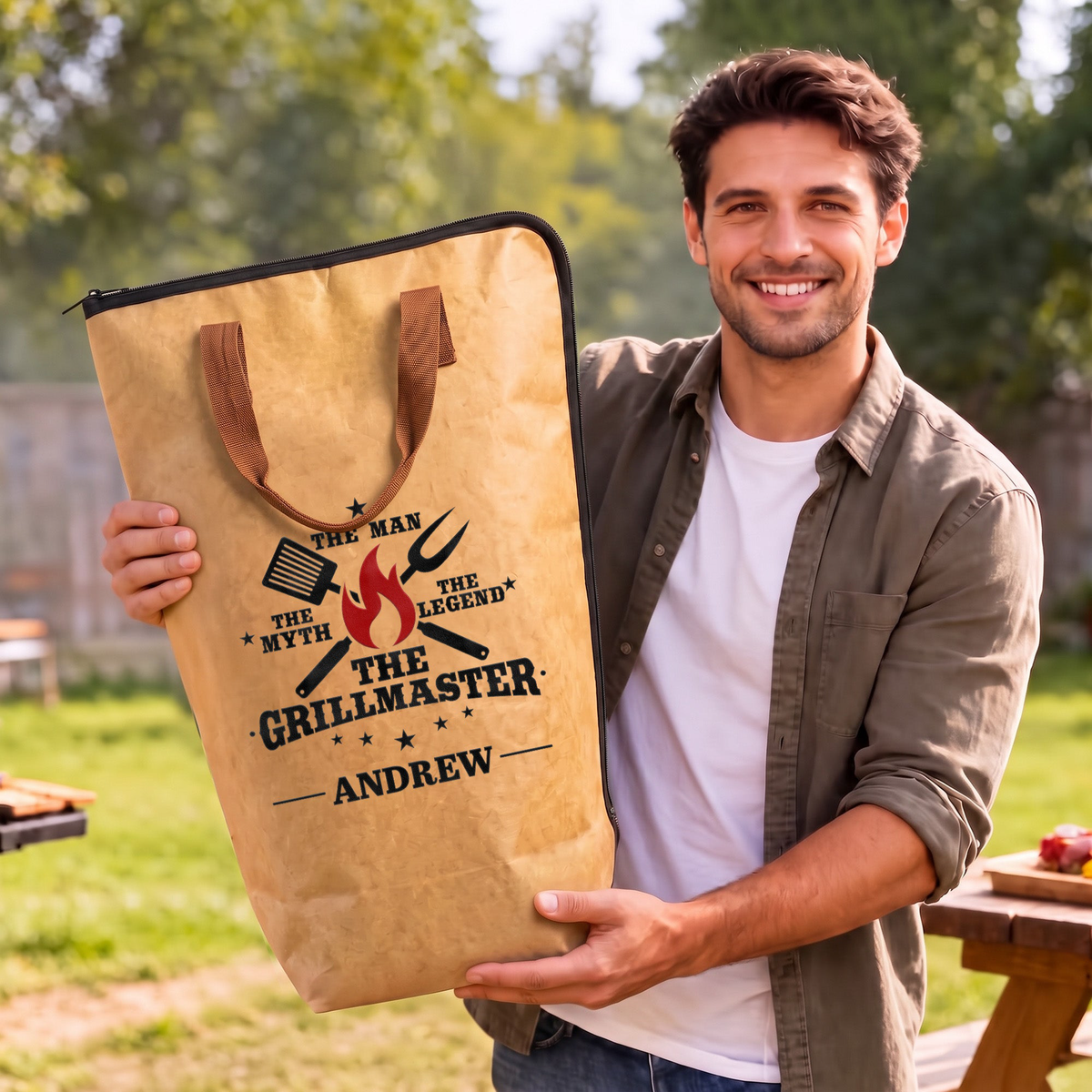 Grill Master, King Of The Bbq - Personalized BBQ Blanket