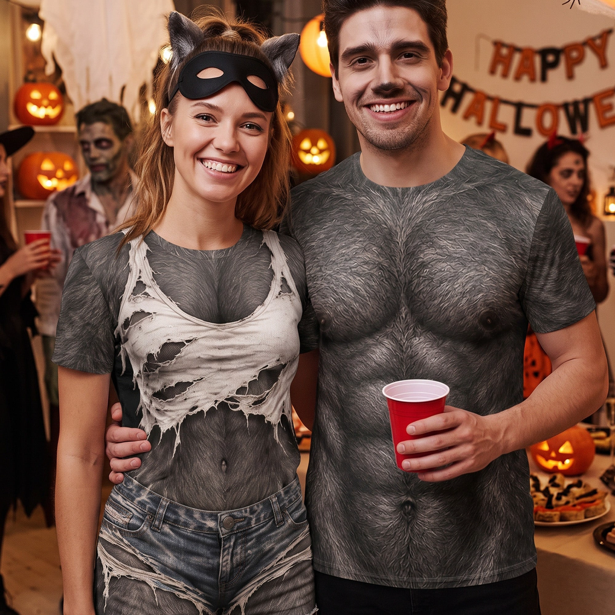 Halloween 3D Character Skin - Personalized Shirt