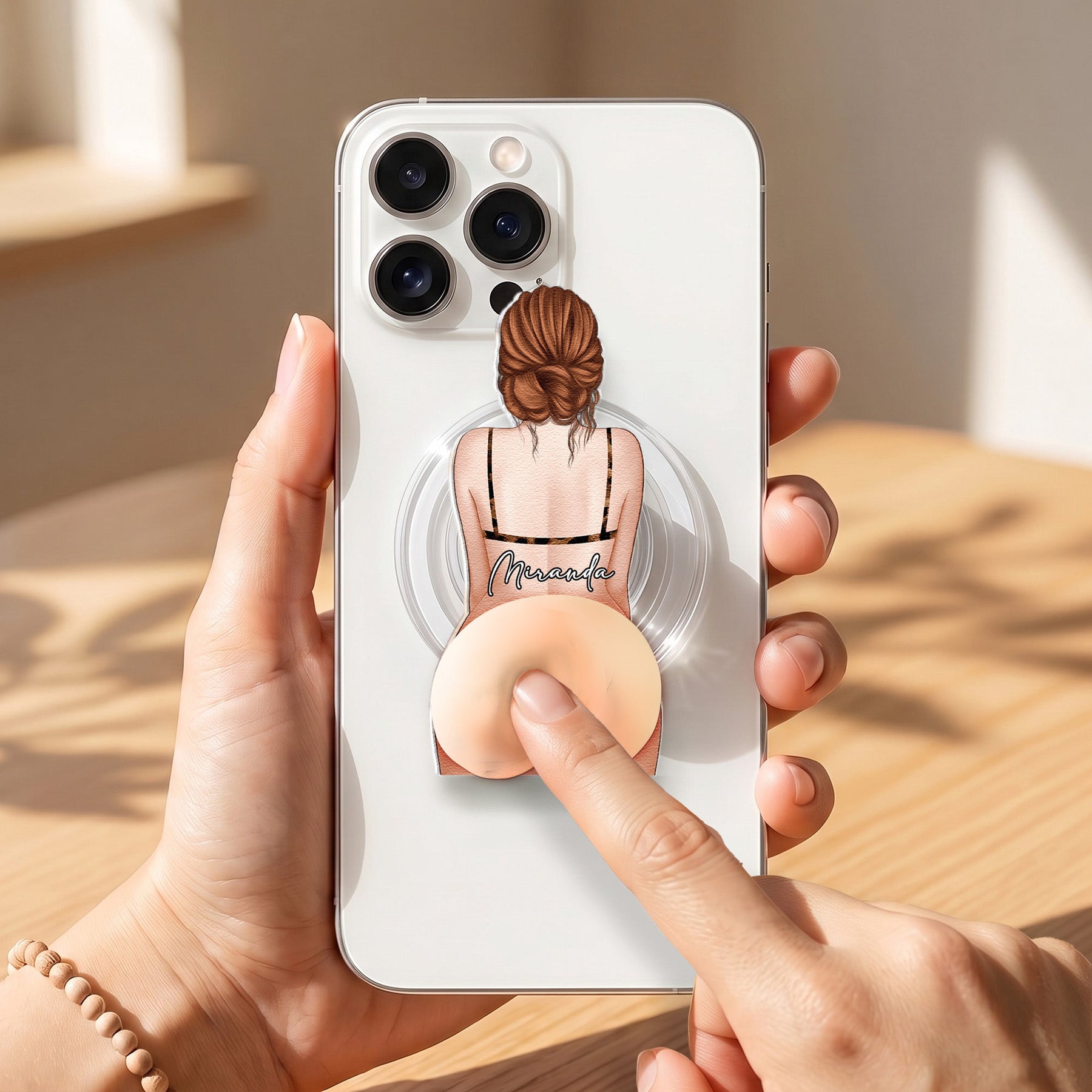 I Love You With All My Butt - Personalized Phone Grip