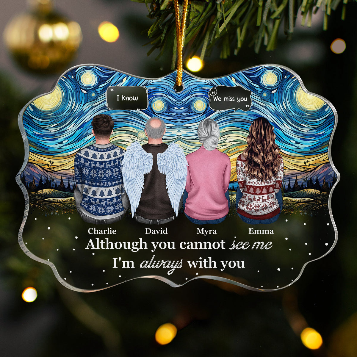 I Am Always With You New Version Memorial Christmas Gifts - Personalized Ornament