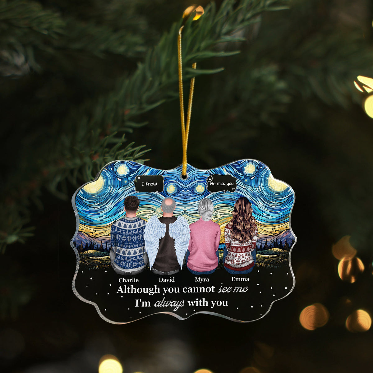 I Am Always With You New Version Memorial Christmas Gifts - Personalized Ornament