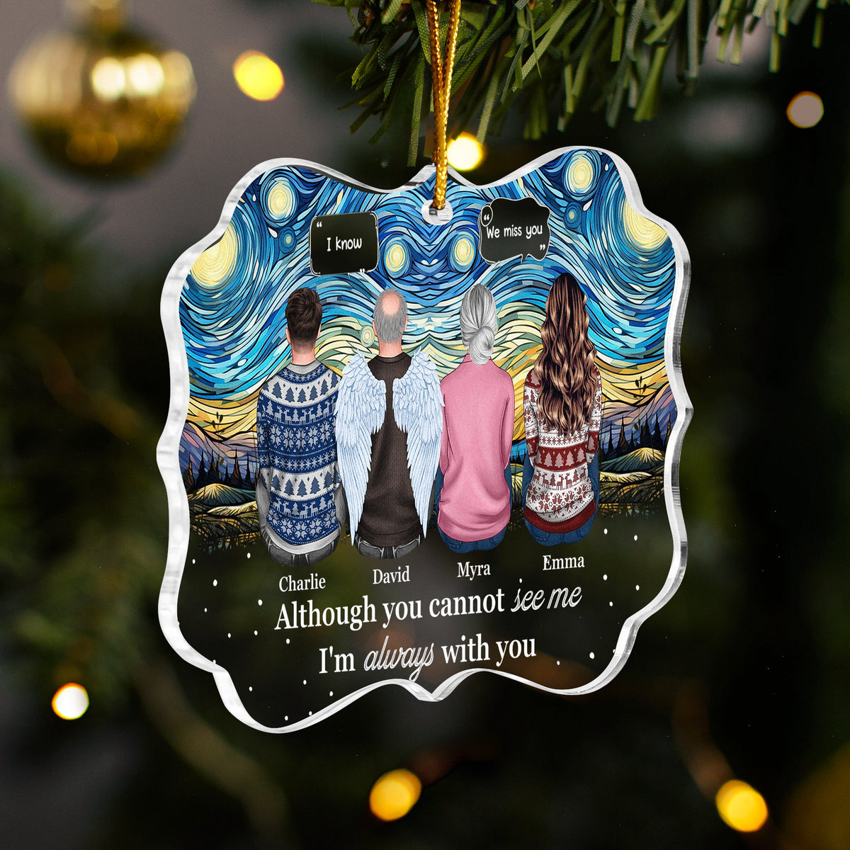I Am Always With You New Version Memorial Christmas Gifts - Personalized Ornament