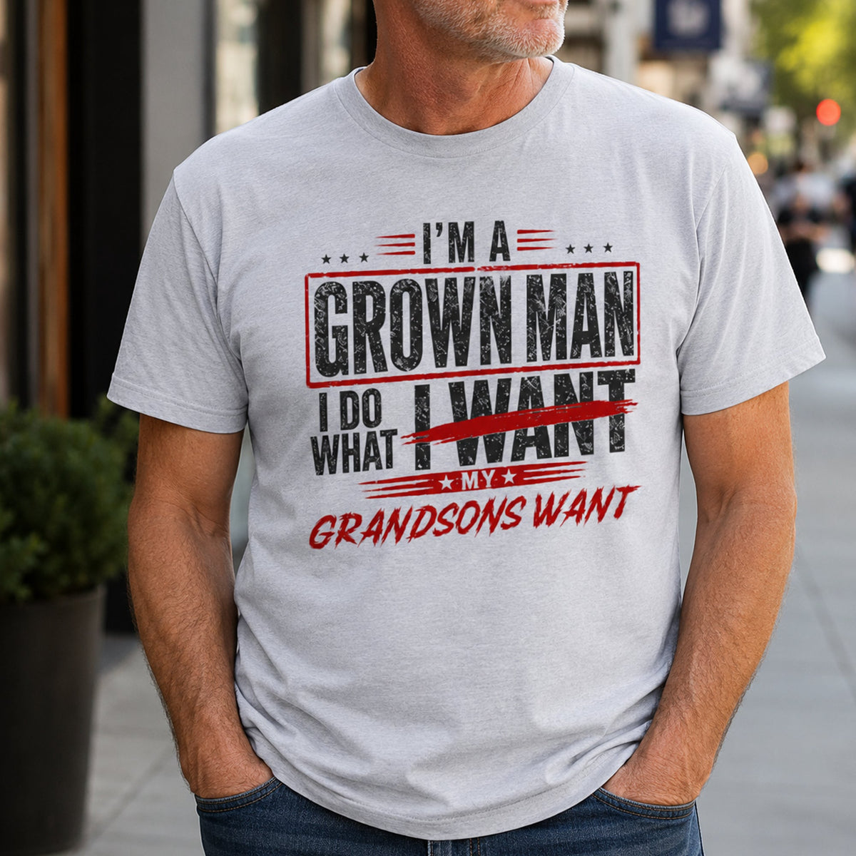 I Do Whatever My Grandkid Wants - Personalized Shirt