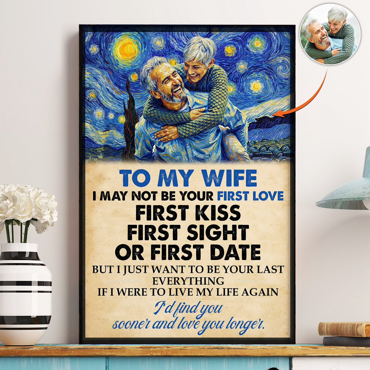 I Just Want To Be Your Last Everything Anniversary Gifts For Her, Him - Personalized Poster