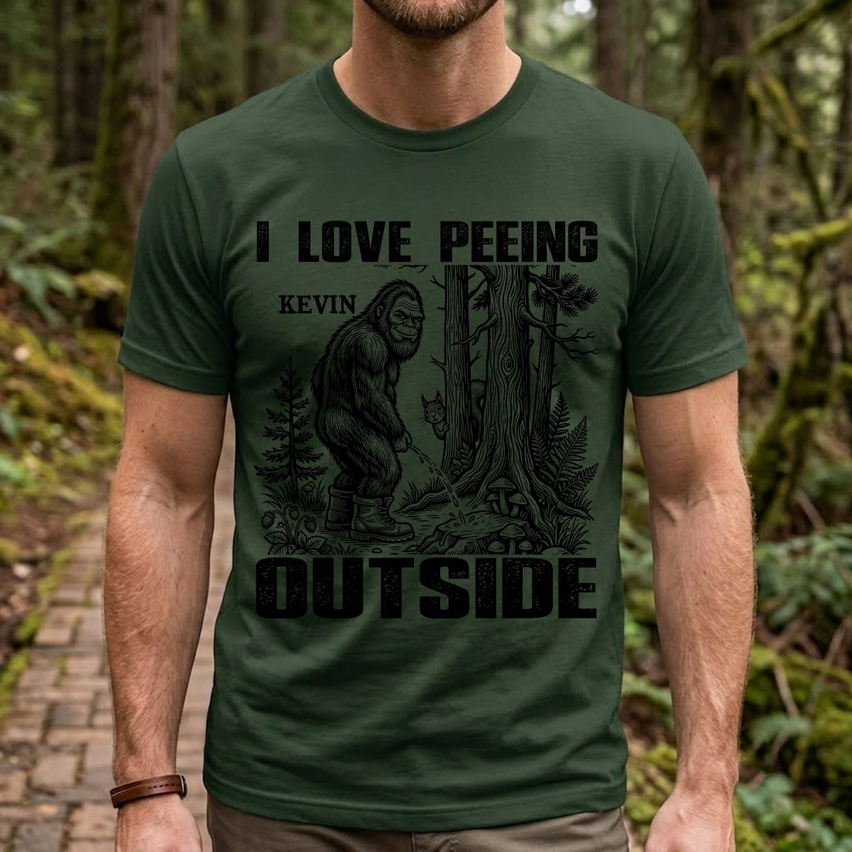 I Love Peeing Outside - Personalized Shirt