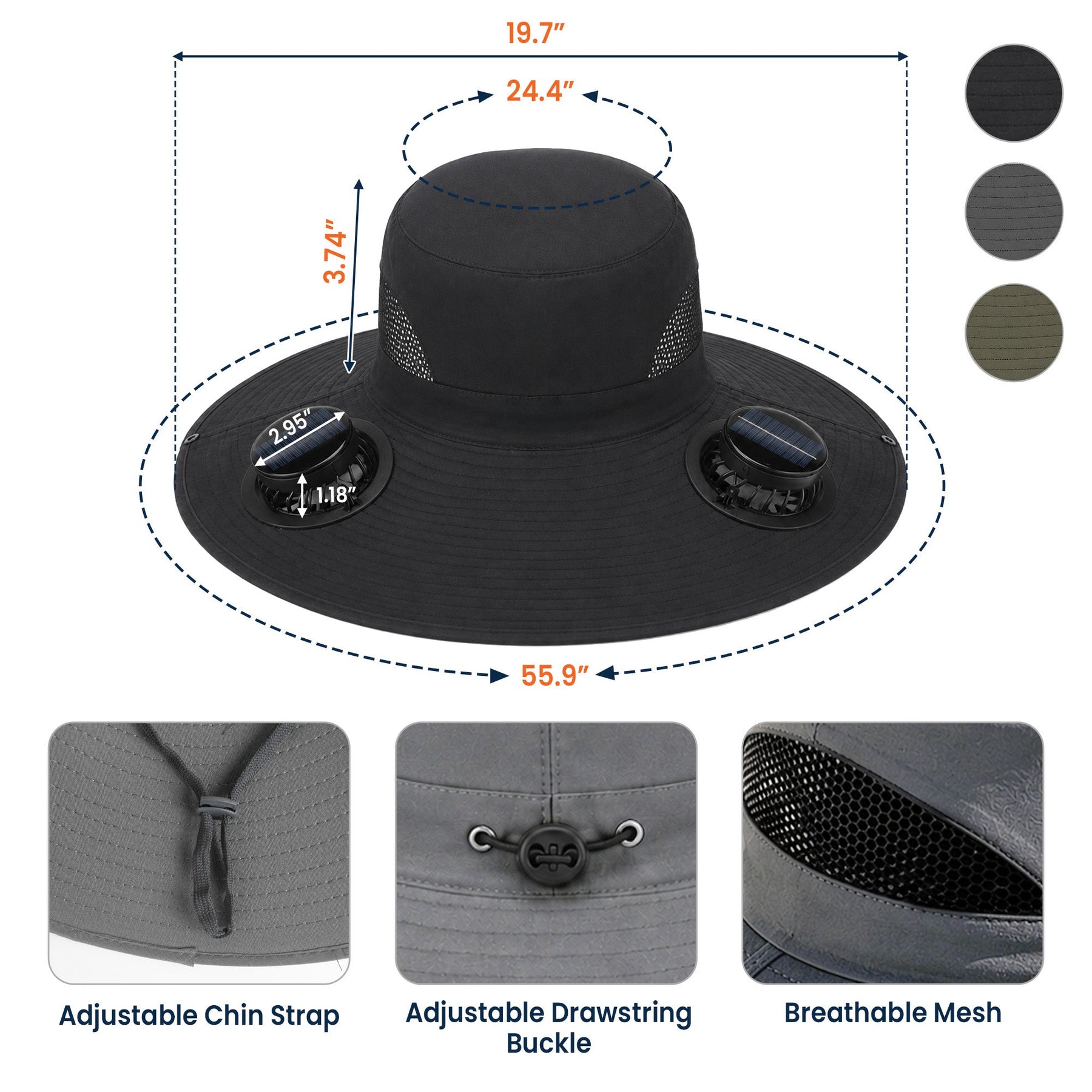 I'm A Plantaholic On The Road To Recovery - Personalized Solar Fan Hat
