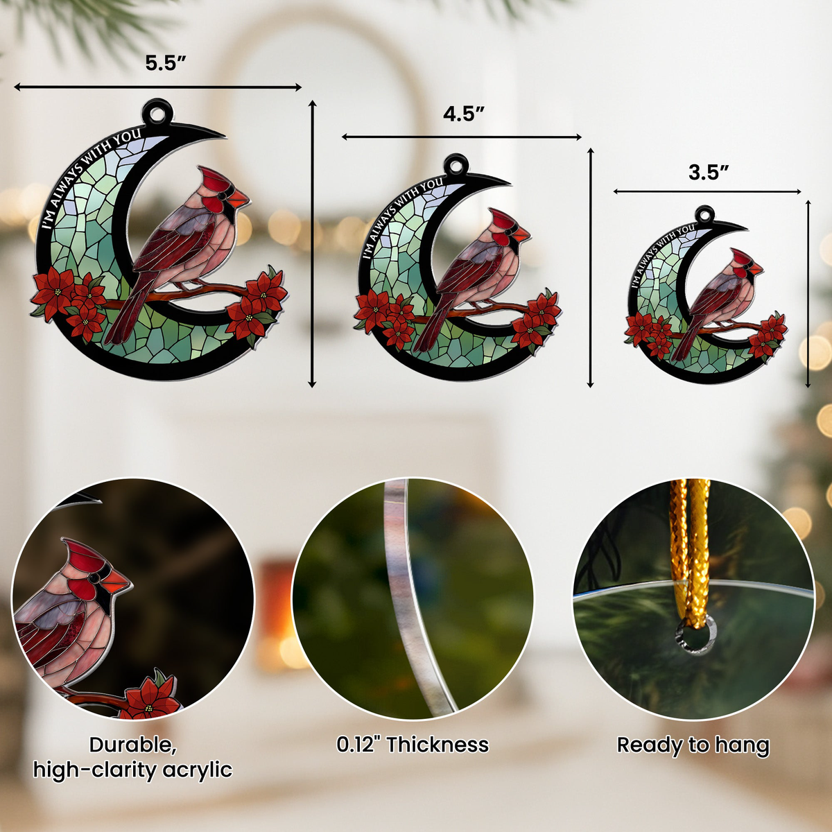 I'm Always With You - Acrylic Ornament