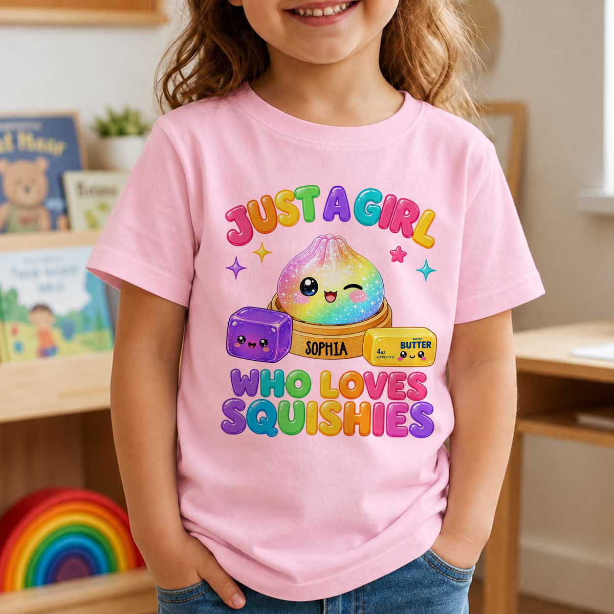 Just A Kid Who Loves Squishies - Personalized Shirt