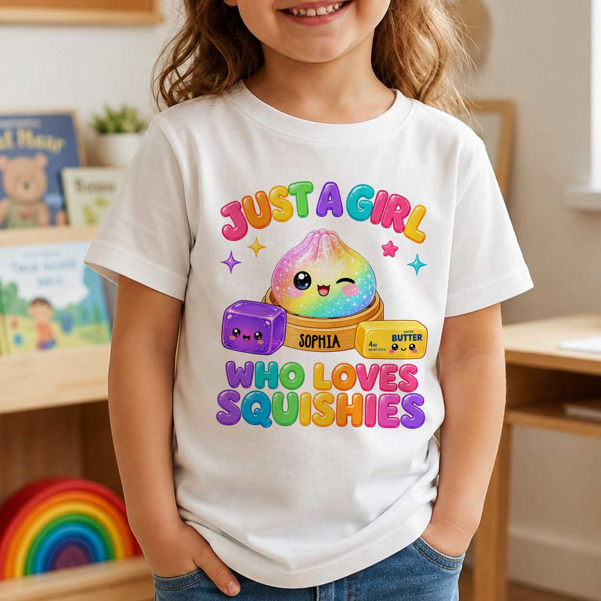 Just A Kid Who Loves Squishies - Personalized Shirt