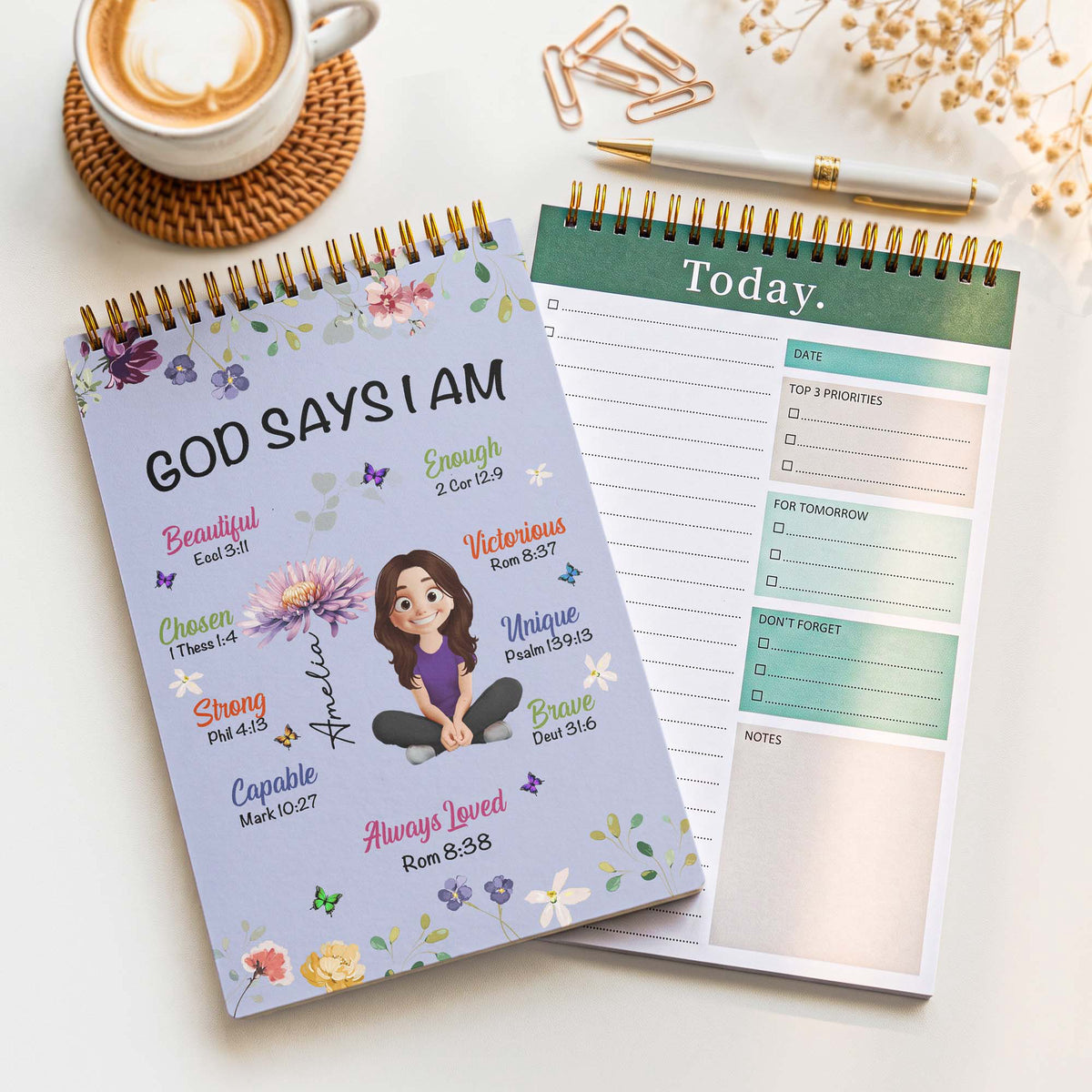 Kid_Birth_Flower_God_Says_I_Am_Custom_Planner_1