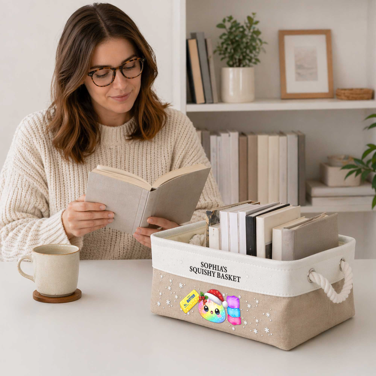 Kid Squishy Hunter - Personalized Storage Basket