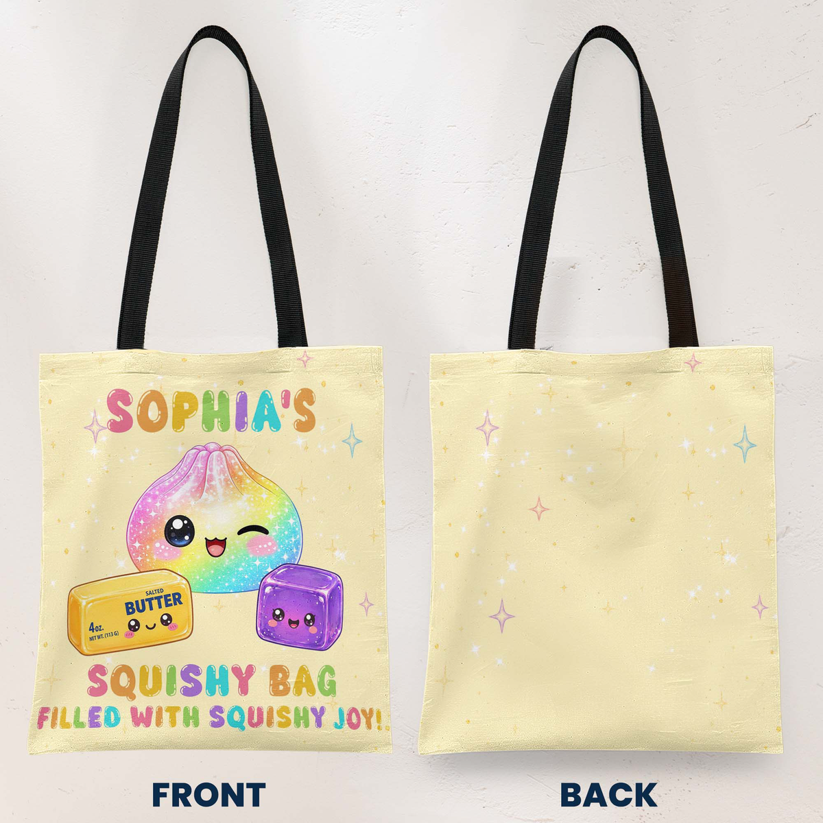 Kid Squishy Hunter - Personalized Tote Bag