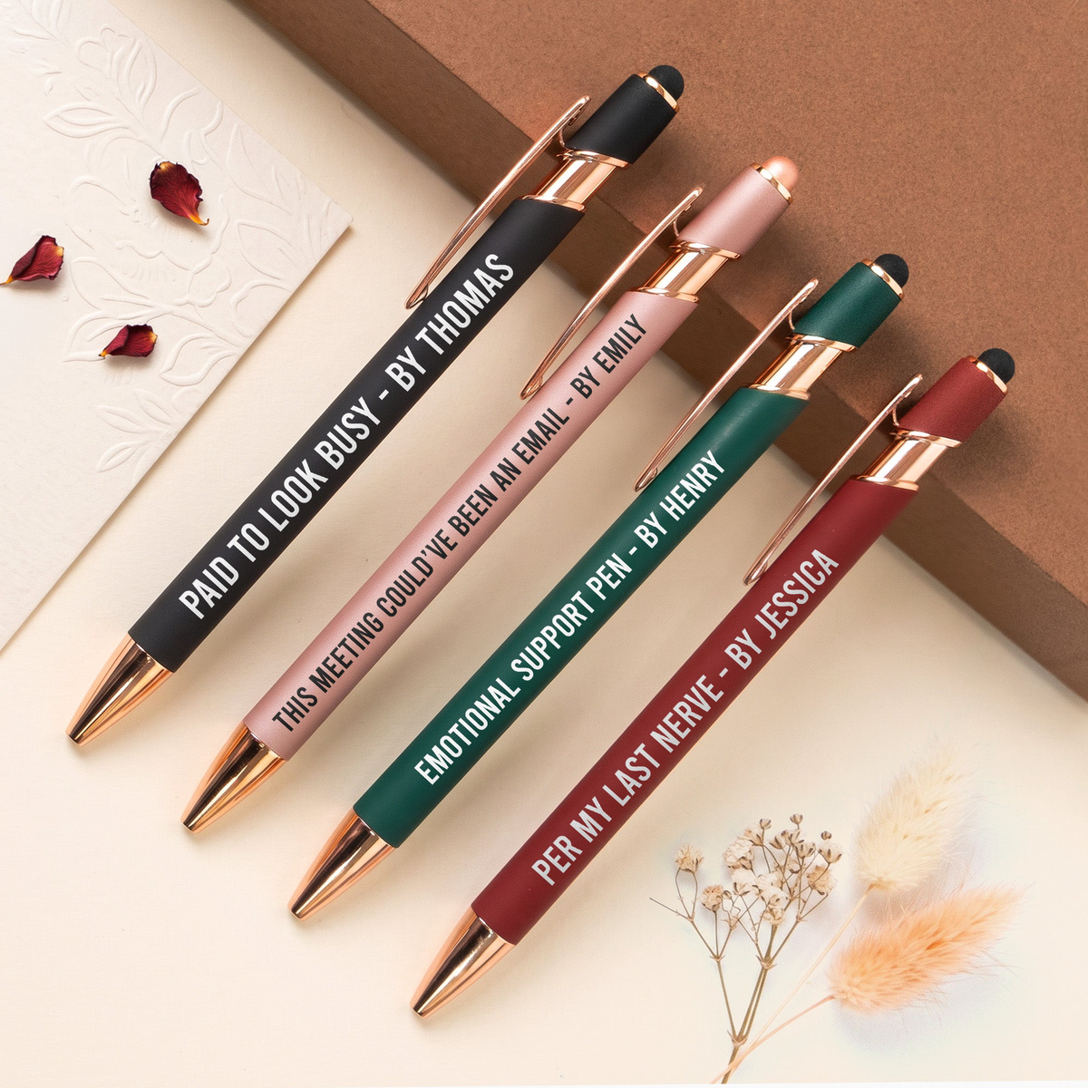 Offensive Funny Gag Bulk Gifts For Coworker, Boss, Friends - Personalized Pens