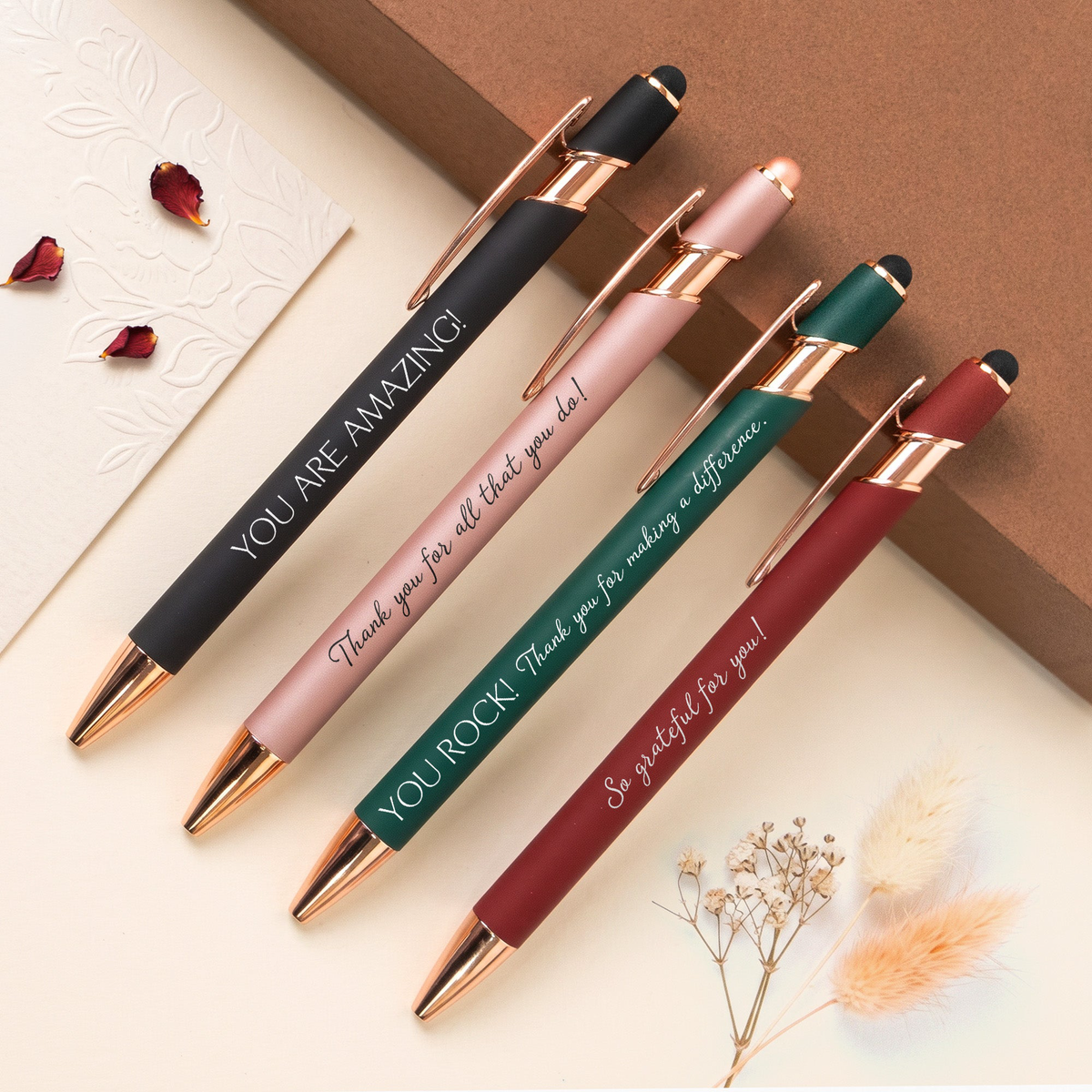 Office Affirmation Thank You Gift For Coworkers Employees Teacher Nurse - Personalized Pens