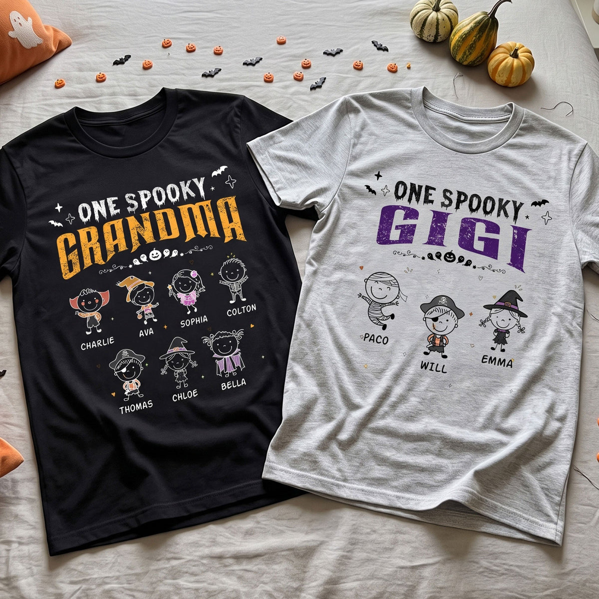 One Spooky Grandma Doodle - Personalized Shirt