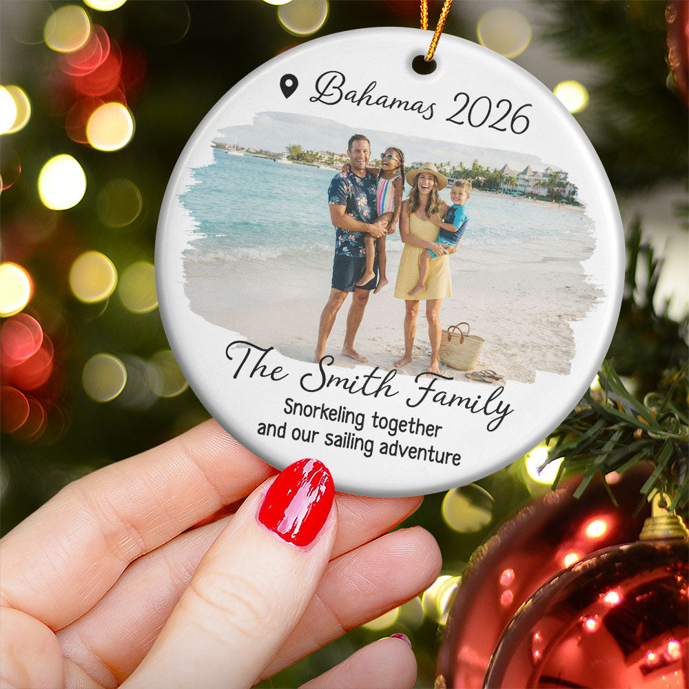 Our Adventure Best Memory - Personalized Ornament