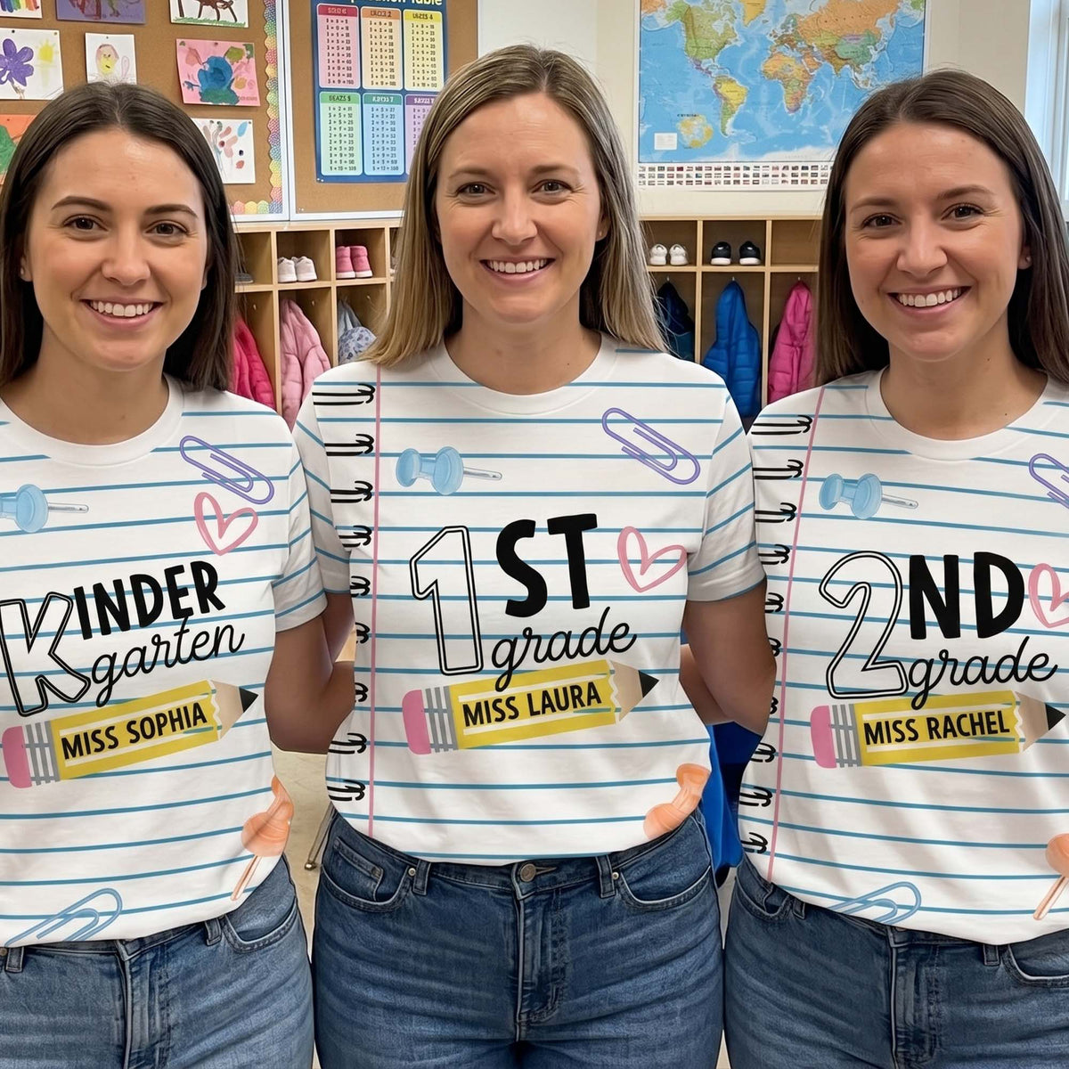 Paper Design Teacher - Personalized Shirt