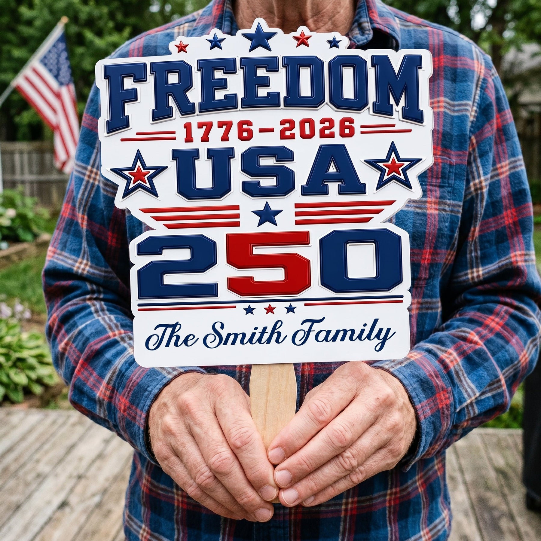 Party Like It's 1776 - Personalized Fan