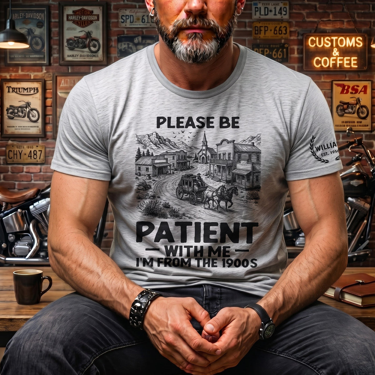 Please Be Patient With Me I'm From The 1900S - Personalized Shirt